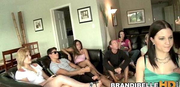  Group of Teens Explore 1 Cock Brandi Belle